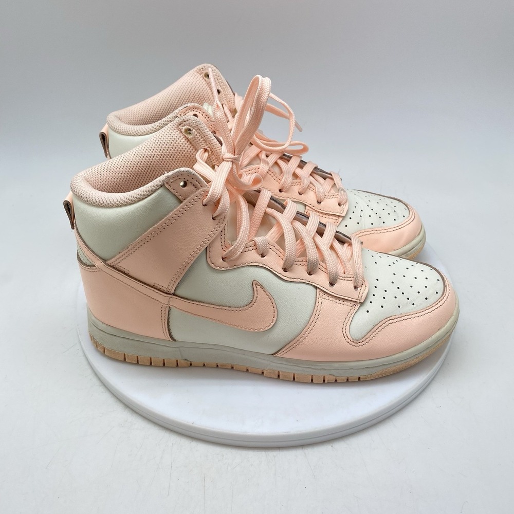 Nike Sneakers Womens 7 Dunk High Top Crimson Tint DD1869-104 Athletic Sneakers